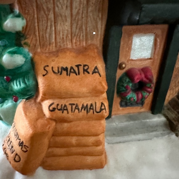 Starbucks Barista 2001 Lighted Christmas House Santa Sumatra Christmas Blend - Picture 13 of 16